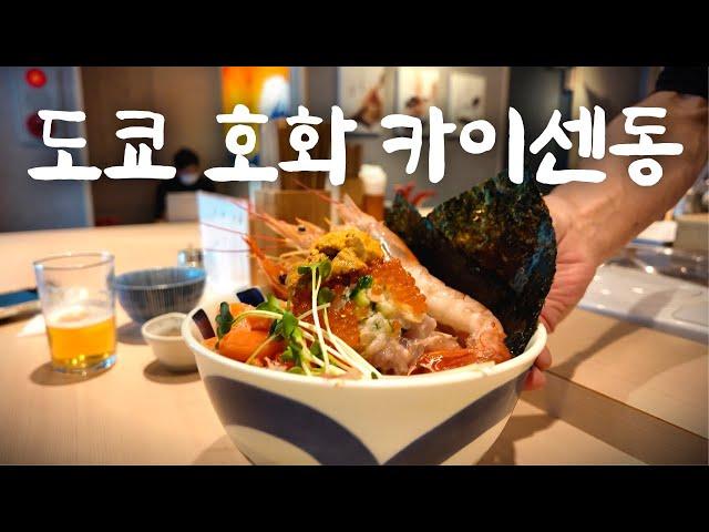 Japanese raw fish rice bowl, luxurious Kaisendon full of flavor (feat. Ochazuke) | Tokyo food tour