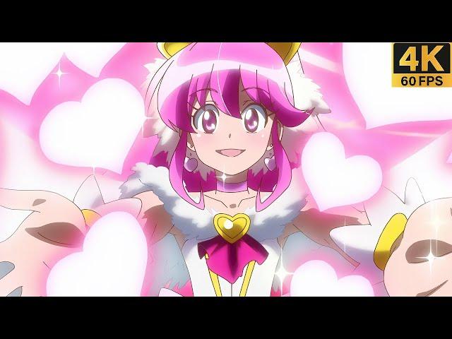  Super Happiness Lovely ◈ Transformation  Final Attack  Event  Happiness Charge PreCure!【 4K 】