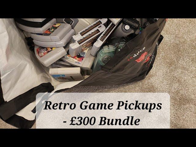 Retro Games Finds Pickups Episode 1 - £300 Bundle Over 20 Games SNES N64 Sega