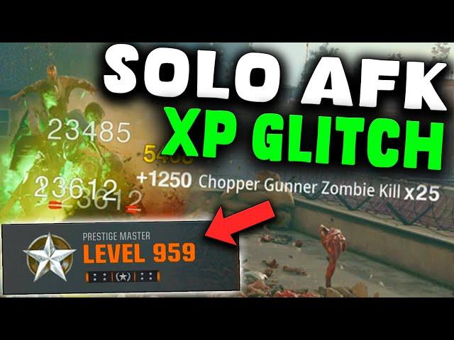 INSANE SOLO AFK UNLIMITED XP GLITCH / GOBBLE GUM GLITCH! BLACK OPS 6 BEST XP GLITCH!