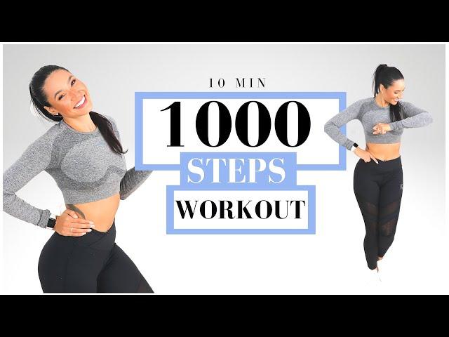 1000 Steps At Home Workout | Walking Challenge