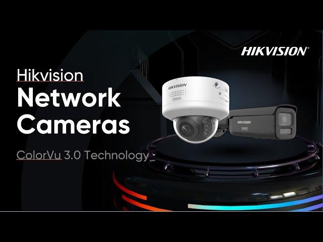 Network Cameras with ColorVu 3.0 Technology