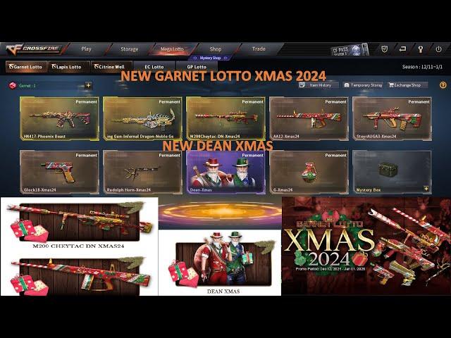 NEW GARNET LOTTO XMAS 2024 CROSSFIRE PH