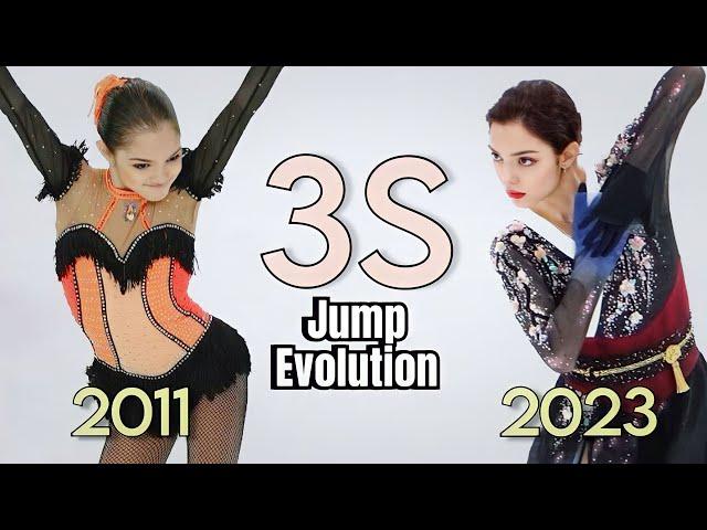 One decade of Evgenia Medvedeva´s Triple Salchow (3S)