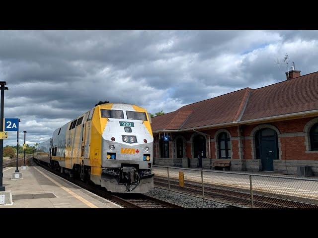 VIA Rail in Ontario - "Loving the Way" at London and Cobourg Stations