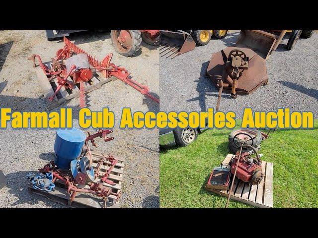 Farmall Cub Accessories Auction!