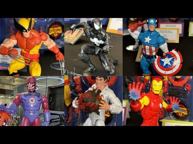 New Marvel Legends Secret Wars, Sentinel action figures on display where to buy Hasbro & Titan Toyz