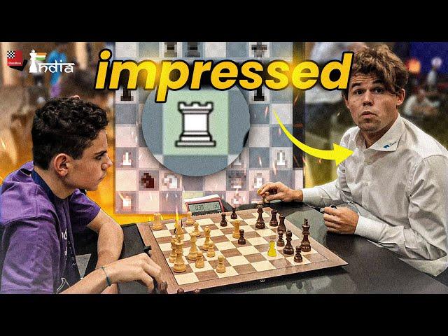 15-year-old boy impresses Magnus Carlsen with his calculations | Ediz Gurel vs Magnus Carlsen