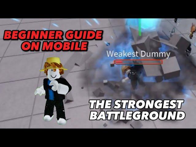 ROBLOX TSB: Beginner Guide how to become  Good on (MOBILE)