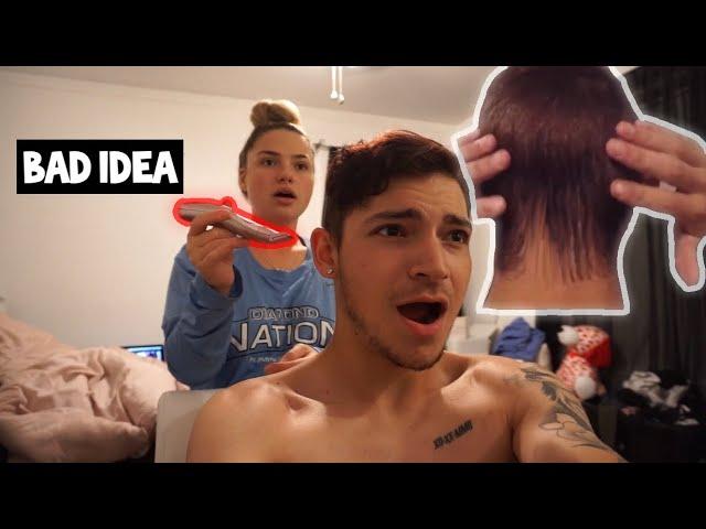 LETTING MY GIRLFRIEND BE MY BARBER!