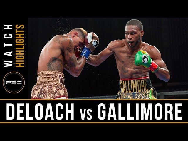 Deloach vs Gallimore HIGHLIGHTS: July 30, 2017 - PBC on FS1