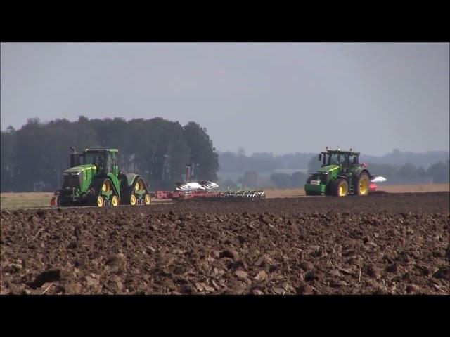 John Deere 9RX 640 och 7310R plöjer (Stor o Liten) på Svenstorps Gods