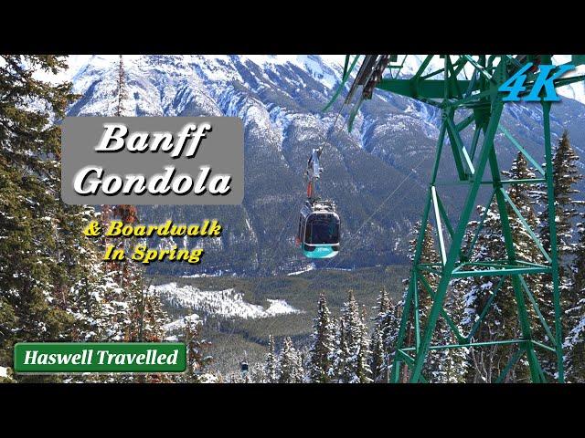 Banff Gondola Ride in National Park, Sulphur Mountain – Canada Travel 4K, Sony FX30