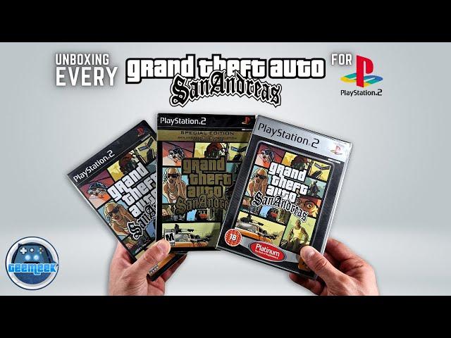 Unboxing Every GTA San Andreas PS2 Game (2004-2005)