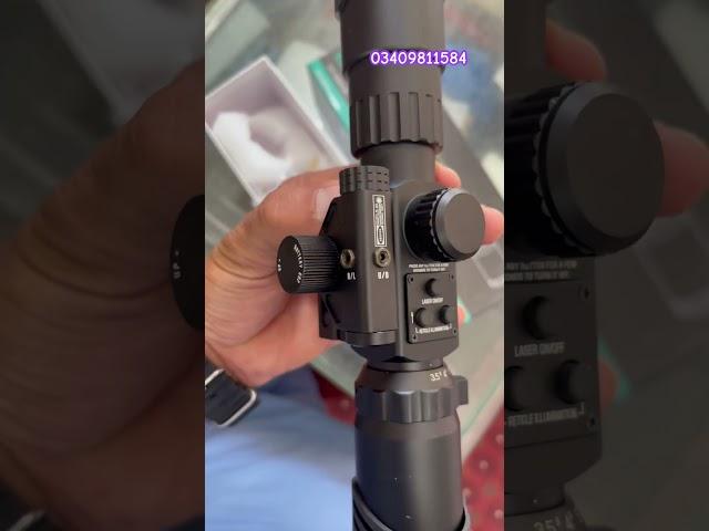 Rifle scope 3.5 10x 40 IR with laser sight #scope #laserscope