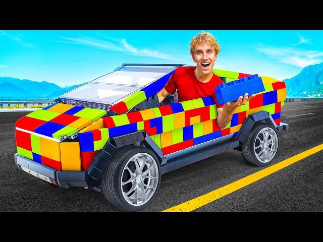 I Built A Giant LEGO CYBERTRUCK!!