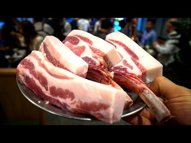 High Quality Korean Black Pork BBQ in Korea, JEJU island / Dryaged Pork Lack