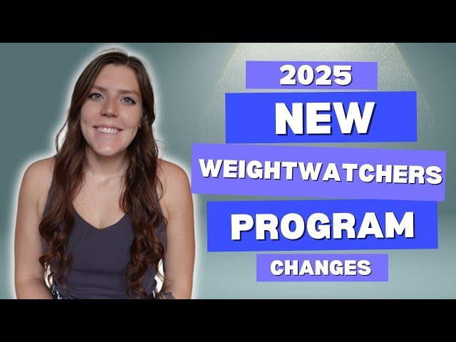 WeightWatchers Program Changes 2025 | NEW Zero Point Foods & App Upgrades | WeightWatchers Plan 2025