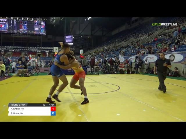 Cadet GR 195 Round of 64 - Ashton Sharp (MO) vs. Adam Honis (NY)