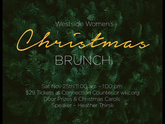 Heather Thirsk | Women's Christmas Brunch 2017