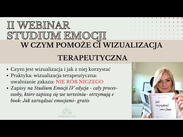 Wizualizacja terapeutyczna- tworzenie własnego scenariusza życia