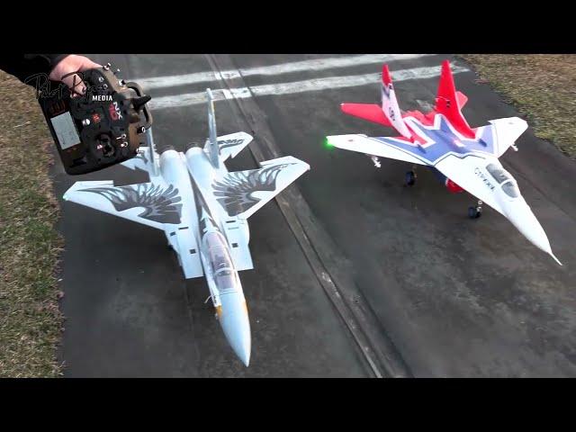 Arrows RC F-15 Eagle and Mig 29 Pilot Ryan and Bobby K