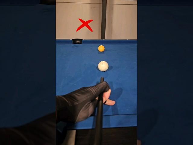 Common Mistake While Aiming In Pool