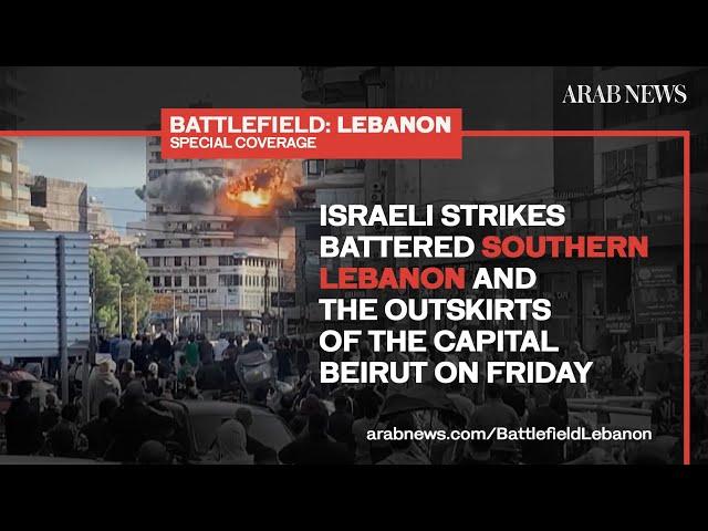 Israeli strikes batter Lebanon, killing five medics | Arab News