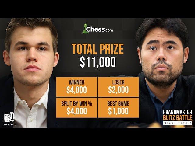 Magnus Carlsen vs Hikaru Nakamura: Blitz Chess Battle Final