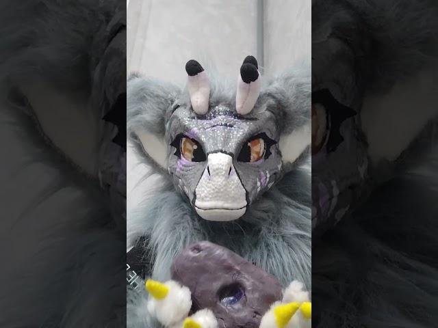 помню, делала на этой основе пм дракона... #фурри #mask#furries #маска#fyp#раптор#фурсьютер#shorts