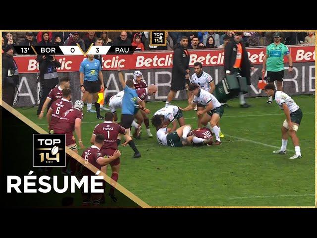 TOP 14 Saison 2024 2025 J08 - Résumé Union Bordeaux-Bègles - Section Paloise