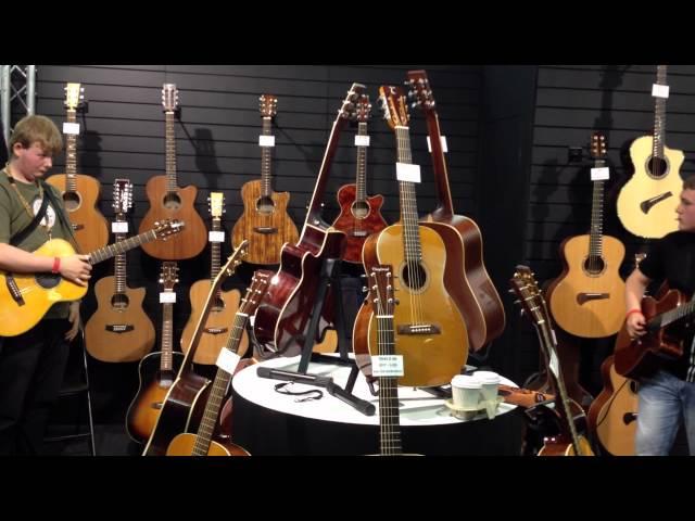 Tanglewood's Darren Hodge & Rory Evans, London Guitar Show 2012