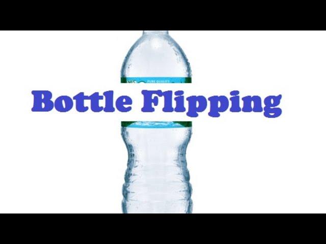 Water bottle flip finally lands made by my cousin