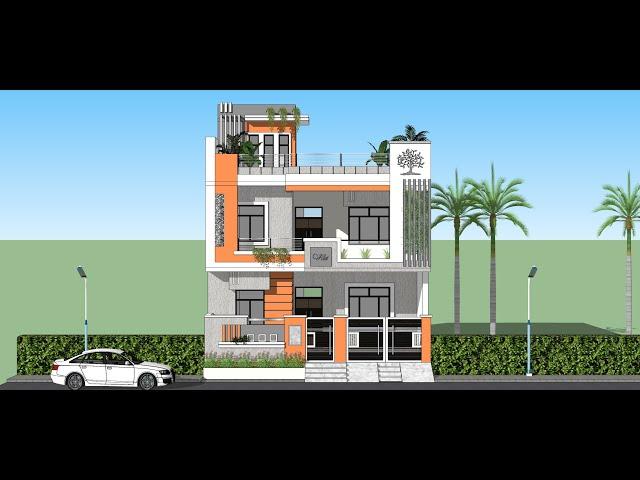 30x50 Modern Villa Design | 30*50 Latest House Design | Gopal Home Decor