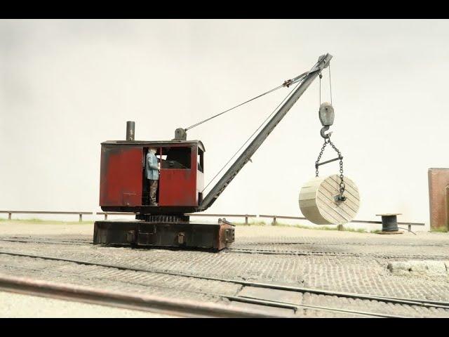 7mm scale Narrow gauge Radio Controlled Steam Crane