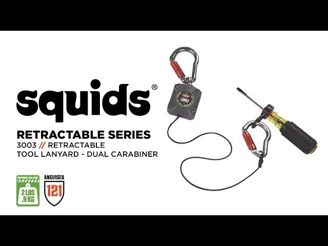 Ergodyne 3003 Retractable Tool Lanyard is Built Tough with Two Carabiners to Prevent Falling Objects