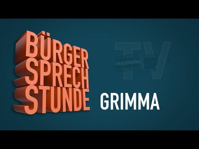 Online-Bürgersprechstunde Grimma mit OBM Matthias Berger (23.09.24)