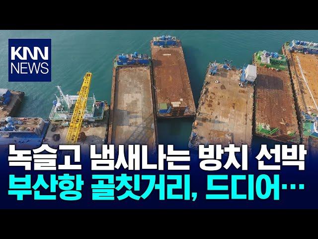 '부산항 골칫거리' 장기계류 선박 강제로 쫓아낸다 / KNN