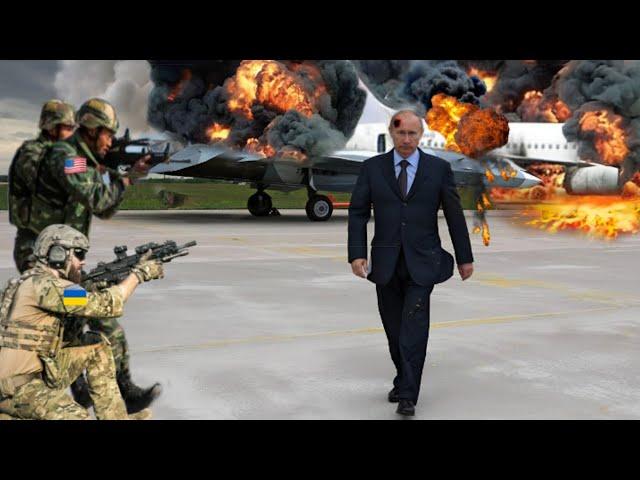 disaster for russia! US and Ukrainian military soldiers shoot down Putin's private plane - Milsim 3