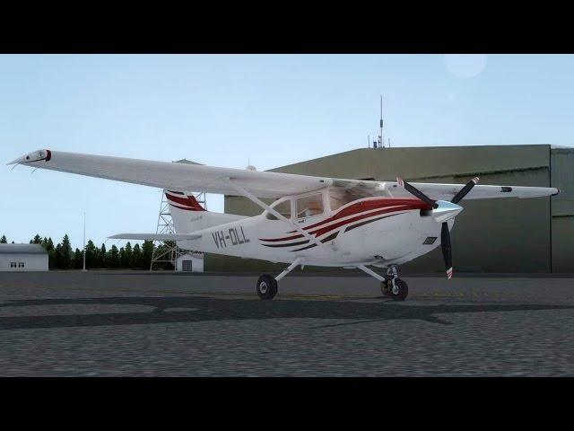 A2A Cessna 182 Skylane - Intro with startup and landing