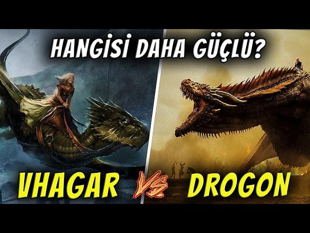 Vhagar VS Drogon  | Kim Kazanır? (House Of The Dragon Ejderhaları)