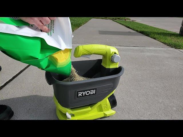 Ryobi 18V One Gallon Seed and Fertilizer Broadcast Spreader Review