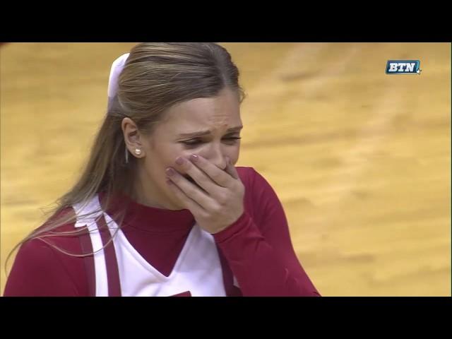 Indiana Hoosiers' Collin Hartman Proposes to Girlfriend on Senior Day | Big Ten Men's Basketball