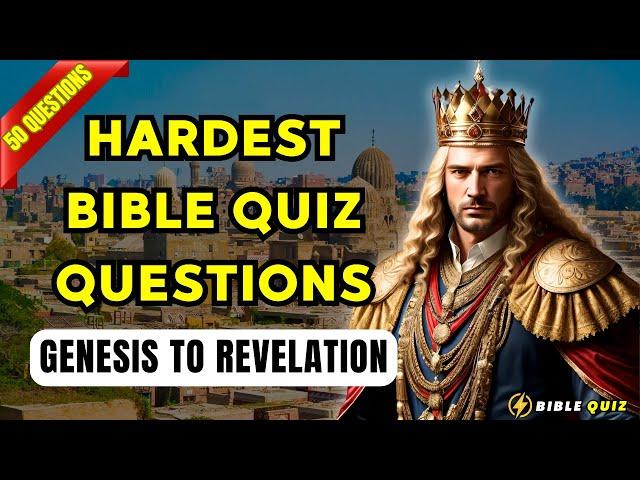 Bible Trivia: 50 Challenging Questions from Genesis to Revelation