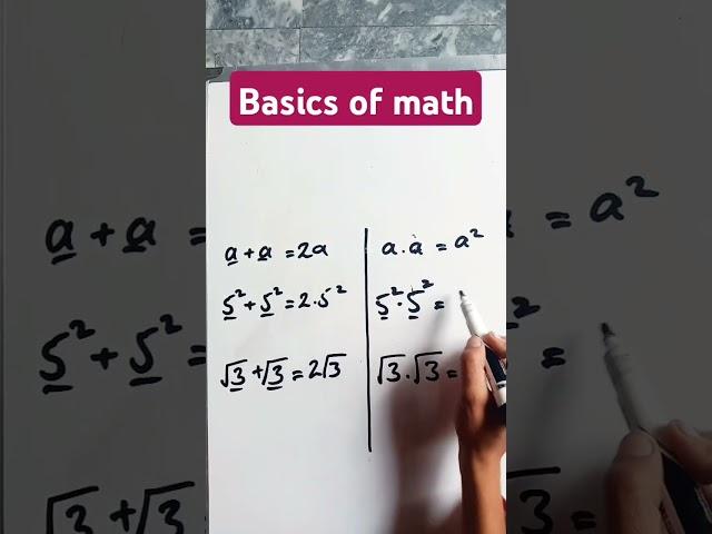 Basics Of Math #maths #mathstricks #mathguide #shorts
