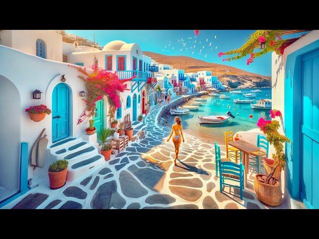 Milos, Greece  | An Alternative Mykonos | 4K 60fps HDR Walking Tour