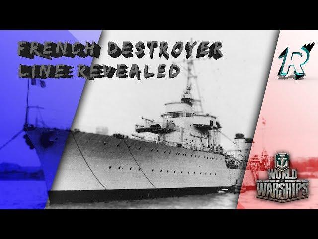 French Destroyer Line Reveled