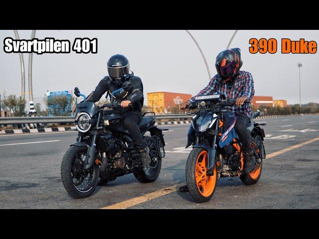 Brand New 2024 Svartpilen 401 vs Duke 390 | Same Engine Different Performance!