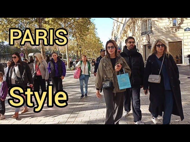 Paris FrancePARIS AUTUMN 2024 Paris 4KHDR Walking video Best places visit Paris solo city tour