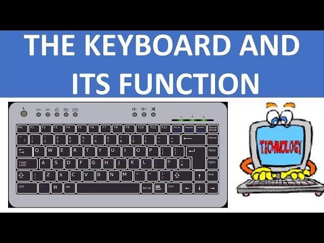 KEYBOARD AND ITS FUNCTION || FUNCTIONS OF THE KEYBOARD || BASIC COMPUTER || COMPUTER FUNDAMENTALS